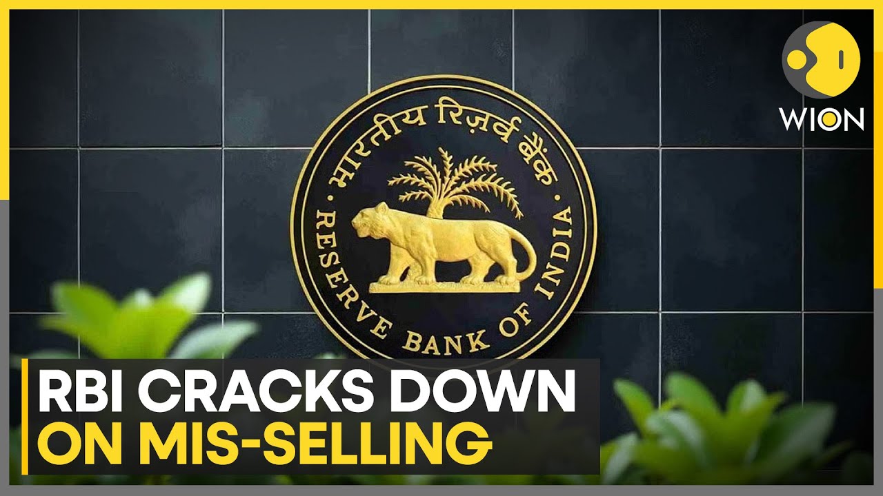 RBI Deploys AI To Track Fraud, RBI To Issue Uniform Norms To Curb Mis-Selling | WION