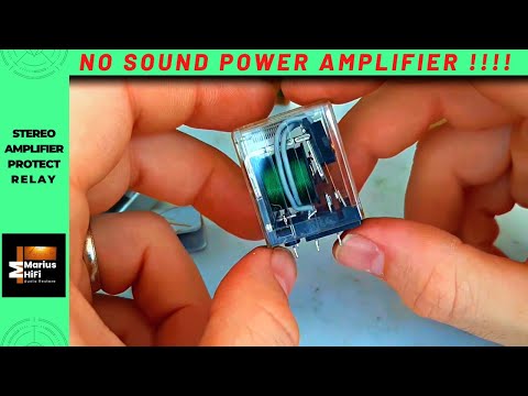 Power Amplifier NO SOUND - FIX Protection Relay