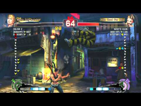 SSF4 AE: Dh3W Z(Cody) vs WHITE GUN(Ibuki) - HD 720p