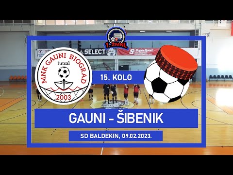 ŽMNL: GAUNI - ŠIBENIK  2:1, 09.02.2023.