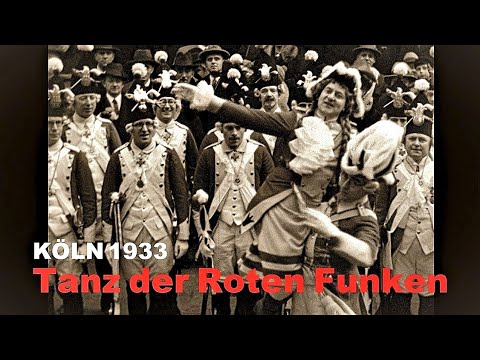 Köln 1933 - Karneval - Rote Funken -  Tanz-Mariechen Hans Honnef - Originalton