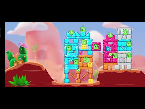 @AngryBirds  Angrybird  Rocky Canyons cross  level 1500 #323 #gameplay #nocopyright Extreme level