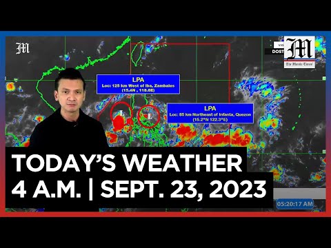 Weather 23 September 2023