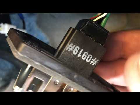 Toyota Blower Resistor Failure - My Fan Is not working on low speeds Toyota Sienna Van 2004-2010