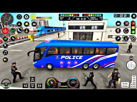 Police Bus Simulator Bus Game Coach Android Gameplay 2024