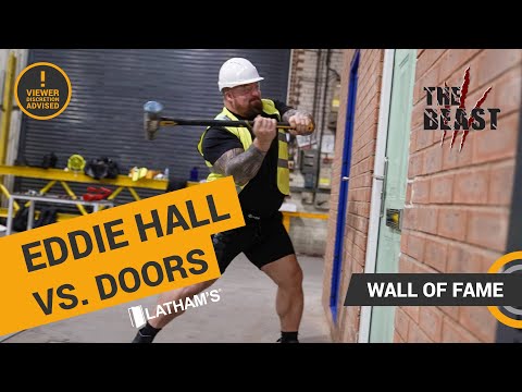 EDDIE HALL VS LATHAMS STEEL DOORS // FULL DESTRUCTION TEST