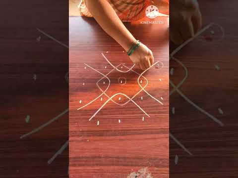 simple and easy 5 chukkkala melikala muggulu || rangoli designs || muggulu || kolam