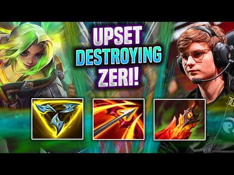 UPSET DESTROYING WITH ZERI! - FNC Upset Plays Zeri ADC vs Vayne! | Season 2022