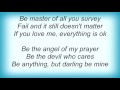 Lou Rawls - Be Anything, But Be Mine Lyrics