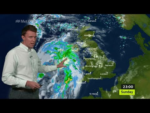 Sunday evening forecast 13/08/17
