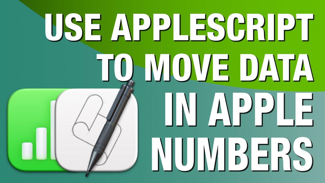 Scripting Apple Numbers to Move Data using AppleScript!