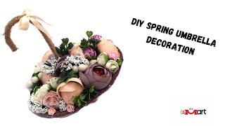 DIY Spring Umbrella Decoration – Step-by-Step Tutorial 