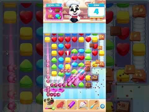 Cookie Jam Level 720 no booster [Gameplay] [normal speed | optimized for smartphones]