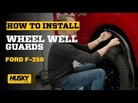 How to Install Husky Wheel Well Guards on a 2023 Ford F-250