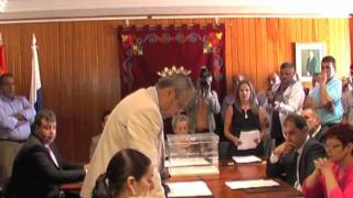 preview picture of video 'AVESAN - Ayuntamiento Vega de San Mateo - 11-06-11 Toma de Posesión 1'