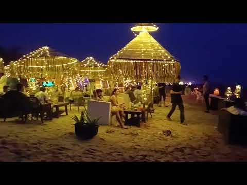 Beautiful baga beach in Goa 
