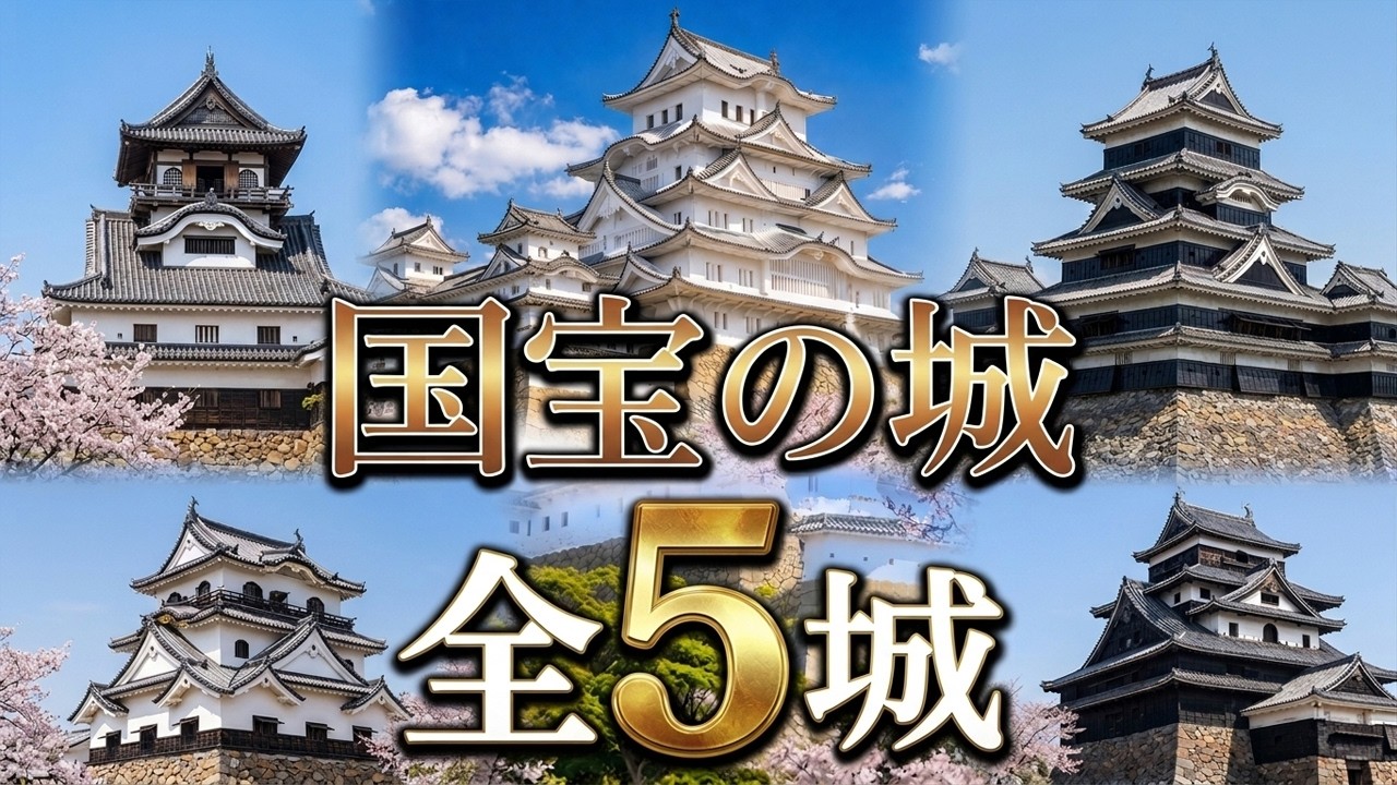 【国宝の城】全5城｜現存するすべてを巡る
