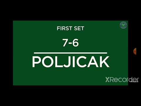 Wimbledon final junior Poljicak 🇭🇷 vs Zheng 🇺🇲 @gspsport404 @Wimbledon