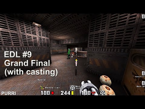 EDL #9 Purri vs David [w.Casting] - Grand Final - Quake2 Duel 4k 60fps
