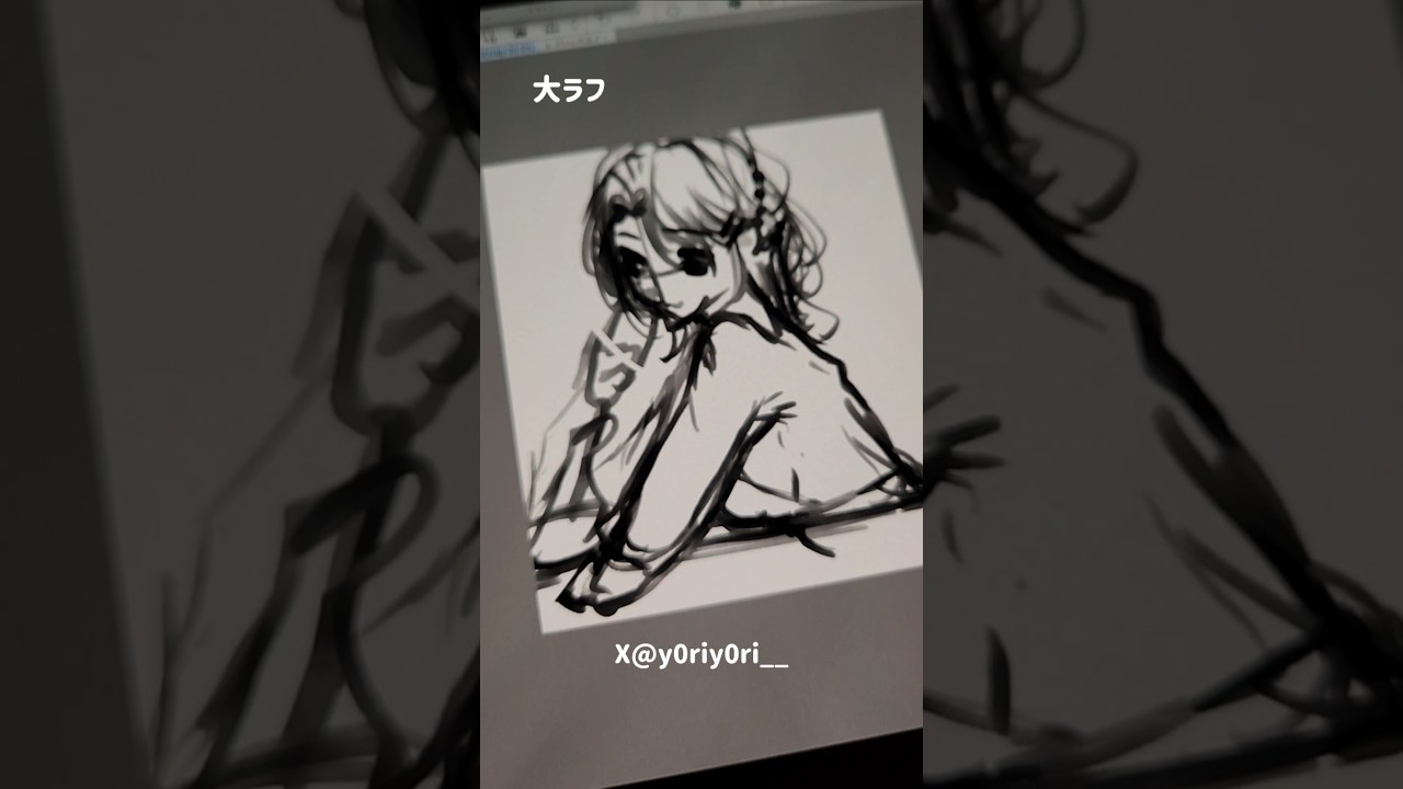 祝い酒🥂 #イラストメイキング #手元動画 #shorts #イラスト