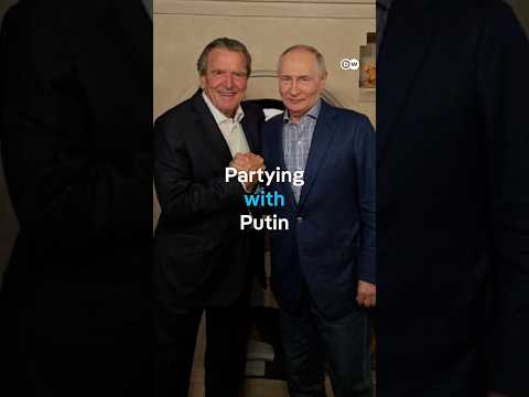 Germany's ex-chancellor Gerhard Schröder and Russian President celebrate Putin’s birthday | DW News