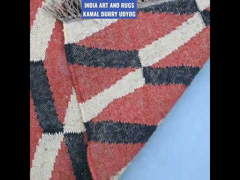 Wool & Jute Home Decor Kilim Rug