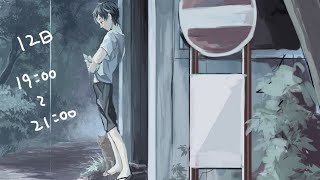 【お絵かきライブ配信】梅雨のバス停