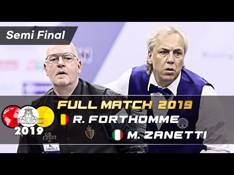 Semi Final - Roland FORTHOMME vs Marco ZANETTI (Ho Chi Minh World Cup 3-Cushion 2019)