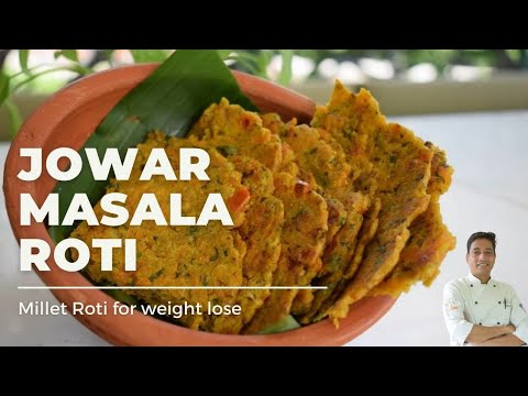 Masala Jowar Roti Recipe | How To Make Jowar Masala Roti | Weight Loss Recipes | Millet Recipe