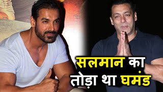 दुश्मनी के बावजूद John Abraham के आगे Salman क्यों झुके थे? Salman John Fight video