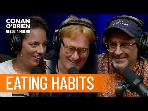Sona & Matt Tease Conan About His Eating Habits | Conan O’Brien Needs a Friend