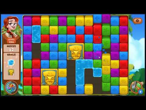 Lost Island Blast Adventure Level 204 - NO BOOSTERS 🏝️ | SKILLGAMING ✔️