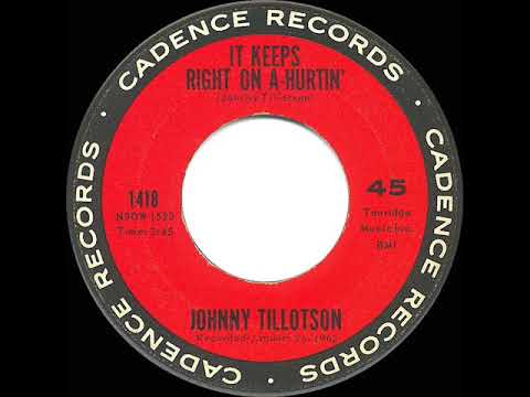 1962 HITS ARCHIVE: It Keeps Right On A-Hurtin’ - Johnny Tillotson (a #2 record)