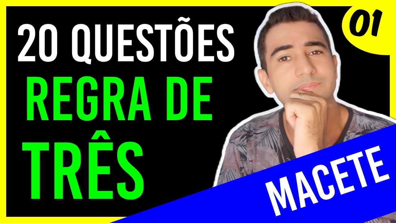 Aprenda REGRA DE TRÊS de maneira FÁCIL e DEFINITIVA