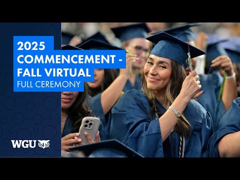 2025 Fall Virtual Commencement - Full Ceremony