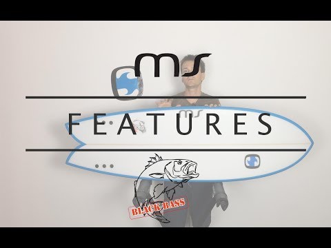tabla ms surfboards black bass