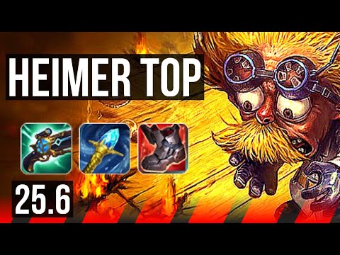 HEIMERDINGER vs FIORA (TOP) | Rank 15 Heimer | EUW Master | 25.6