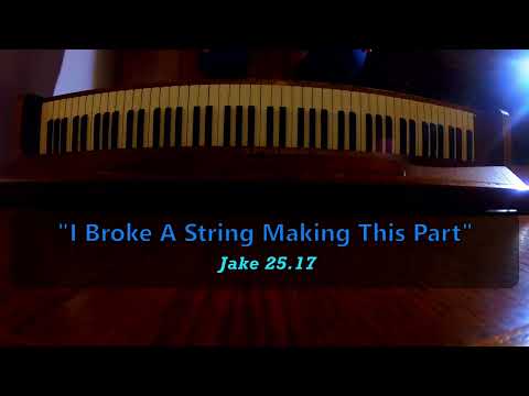 I Broke A String Making This Part - Jake 25.17