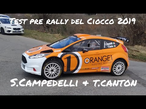 Test pre rally del Ciocco 2019 S.Campedelli & T.Canton