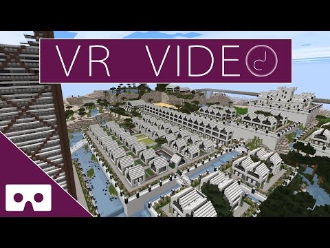 Chris John - 3D - VIRTUAL REALITY MINECRAFT CITY TOUR - QUARTZ CITY VR