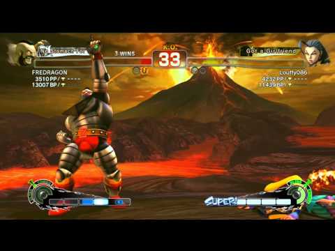 SSF4: FREDRAGON (Zangief) VS Louffy086 (Rose) - Endless Battle