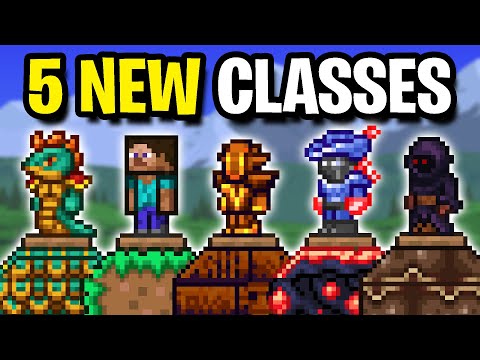 I Added 5 NEW CLASSES to Terraria