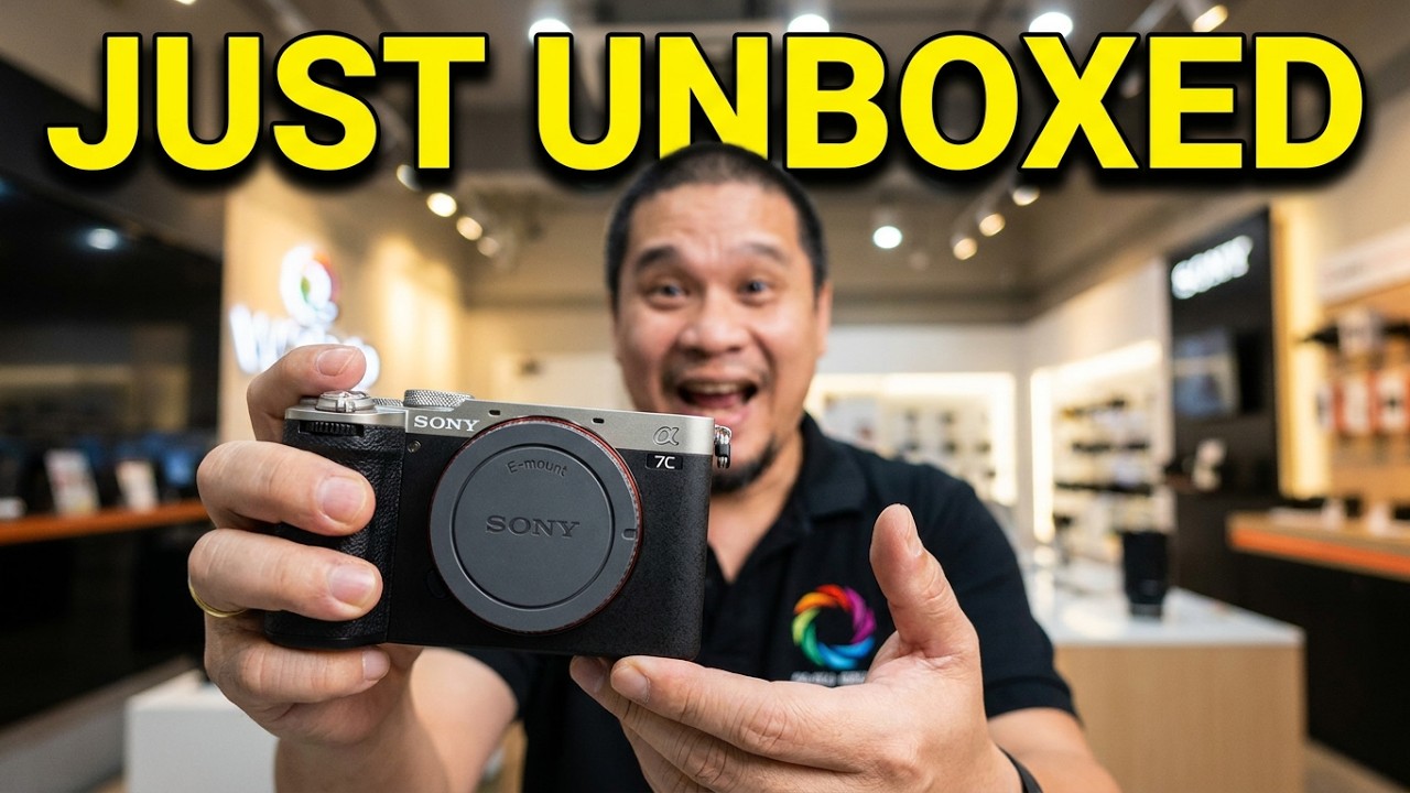SONY A7C II QUICK UNBOXING