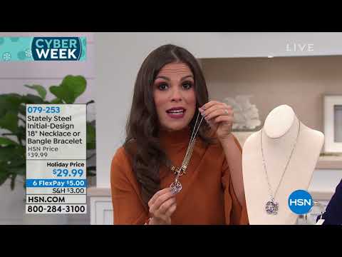 HSN | Stately Steel Jewelry Gifts 11.30.2018 - 04 AM