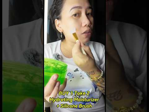 Buy 1 Take 2 Hydrating Moisturizer + Silicone Brush #moisturizer #aloevera #snailcollagen