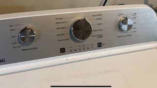 How To Get into Service Mode and Read Fault Codes - Maytag Washer Machine.