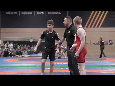 ANGUS CORBY vs ZAC PILKADARIS  [4K VIDEO]   -  NATIONAL WRESTLING CHAMPIONSHIPS 2022