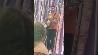 Jake Quickenden singing afraid to be lonely in Carlisle 08.07.18