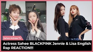 Download lagu Korean Actress Sahee Reacting to BLACKPINK Jennie & Lisa English Rap mp3