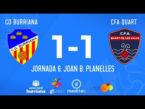 NUESTRO GOL | CD Burriana 1-1 CFA Quart de les Valls | J6 Lliga Comunitat